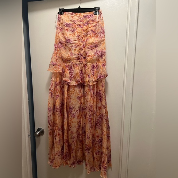 Fie Floral Silk Maxi Skirt by AMUR - Picture 8 of 10